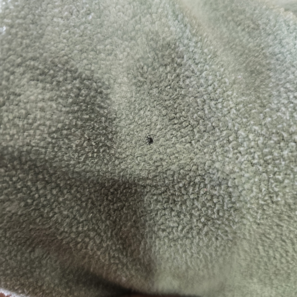 Patagonia Fleece Synchilla Pullover Hoodie Womans Size M Green Pink Pocket - Picture 7 of 8